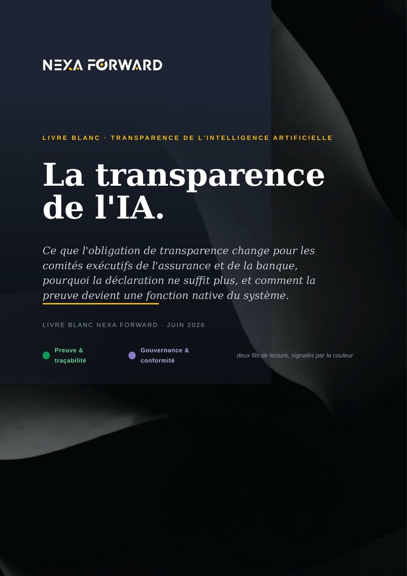 La transparence de l'IA en banque et assurance